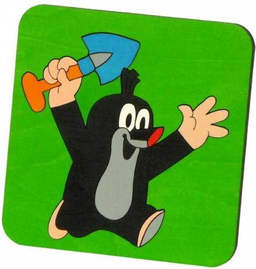 DoDo Skládací obrázek puzzle krteček s lopatkou - obrázek 5