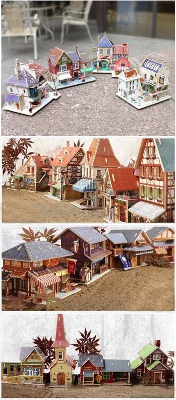 RoboTime Dřevěná skládačka Americký motel - obrázek 2