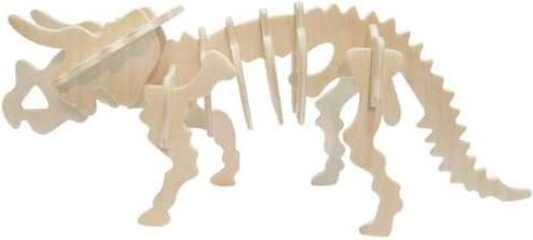 Woodcraft construction kit Woodcraft Dřevěné 3D puzzle Triceratops - obrázek 2