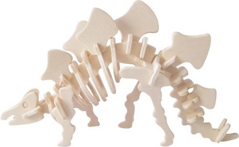Woodcraft construction kit Woodcraft Dřevěné 3D puzzle Stegosaurus - obrázek 1