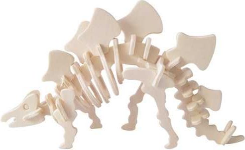 Woodcraft construction kit Woodcraft Dřevěné 3D puzzle Stegosaurus - obrázek 2