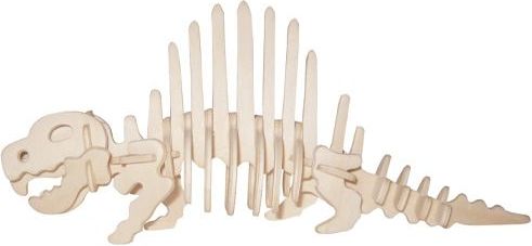 Woodcraft construction kit Woodcraft Dřevěné 3D puzzle Dimetrodon - obrázek 1