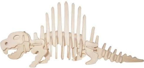 Woodcraft construction kit Woodcraft Dřevěné 3D puzzle Dimetrodon - obrázek 3