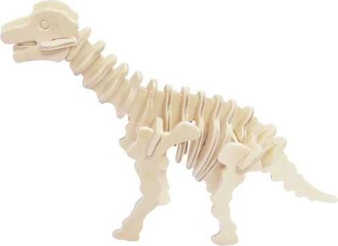 Woodcraft construction kit Woodcraft Dřevěné 3D puzzle Brachiosaurus - obrázek 2