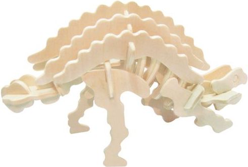 Woodcraft construction kit Woodcraft Dřevěné 3D puzzle Ankylosaurus - obrázek 1