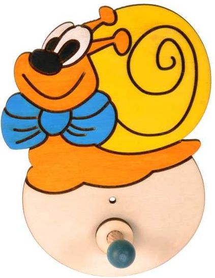 DoDo Dřevěný 1 věšáček šnek - obrázek 2