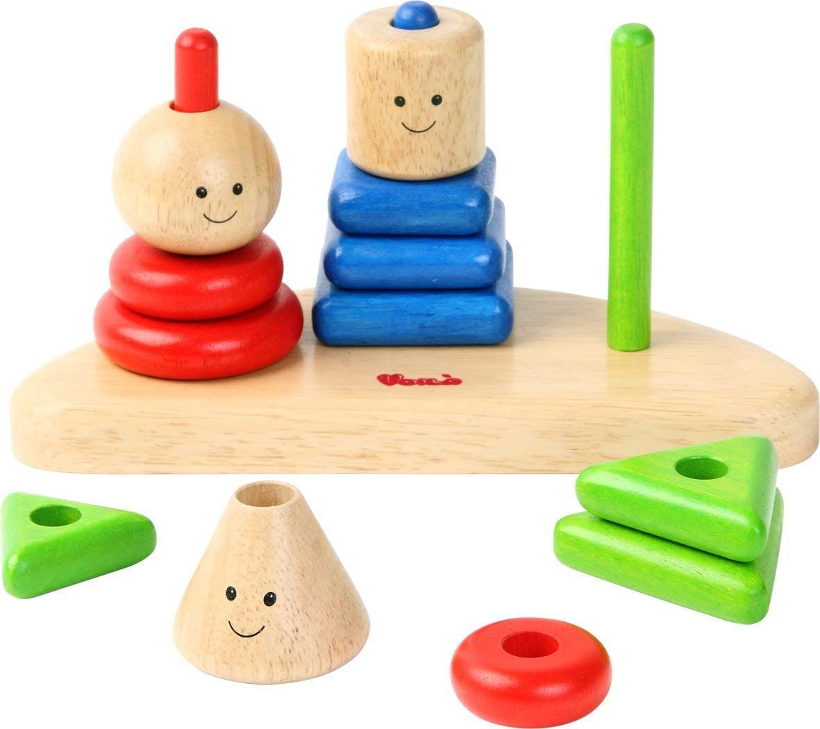 Voila Dřevěné hračky - Motorická hračka- TRIO - nasazovací panáčci - obrázek 8
