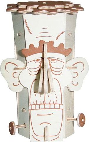 Woodcraft construction kit Woodcraft Dřevěné 3D puzzle frankenstein - obrázek 1