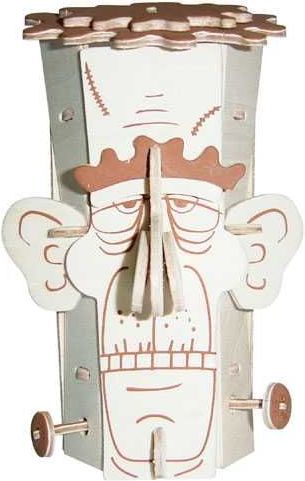 Woodcraft construction kit Woodcraft Dřevěné 3D puzzle frankenstein - obrázek 3