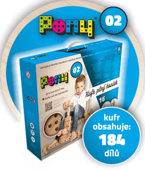 PONY 02 Dřevěná stavebnice - obrázek 1
