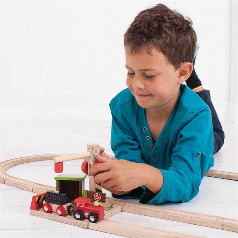Bigjigs Rail Uhelný důl s jeřábem - obrázek 8