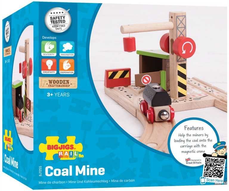 Bigjigs Rail Uhelný důl s jeřábem - obrázek 16
