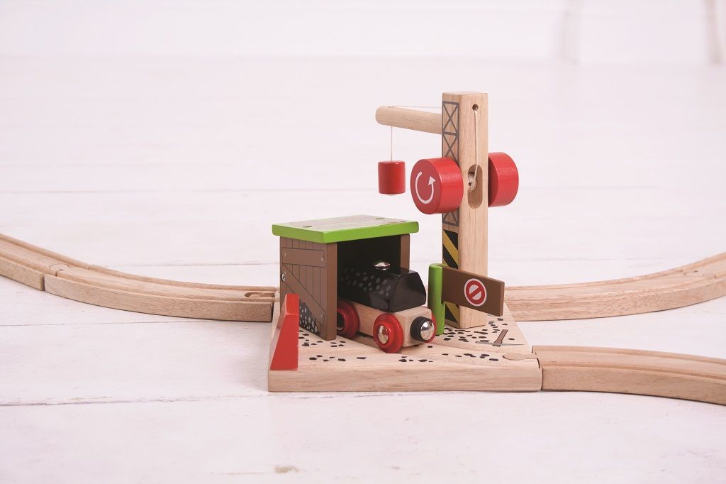 Bigjigs Rail Uhelný důl s jeřábem - obrázek 21