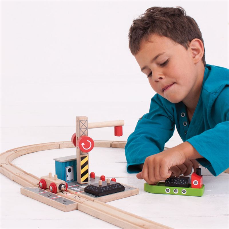 Bigjigs Rail Uhelný dok s jeřábem - obrázek 2