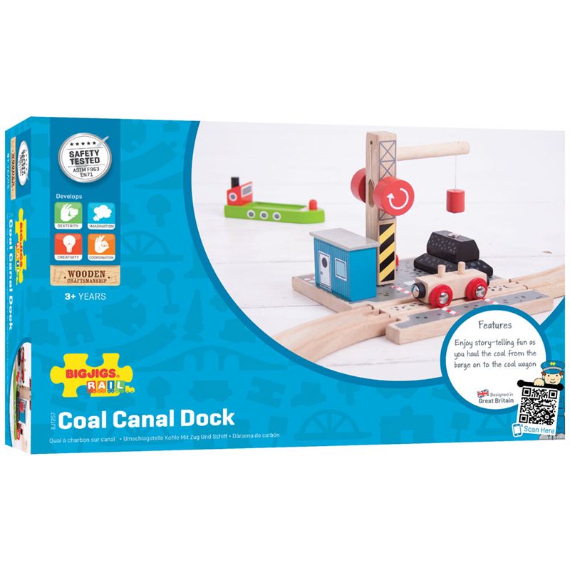 Bigjigs Rail Uhelný dok s jeřábem - obrázek 3