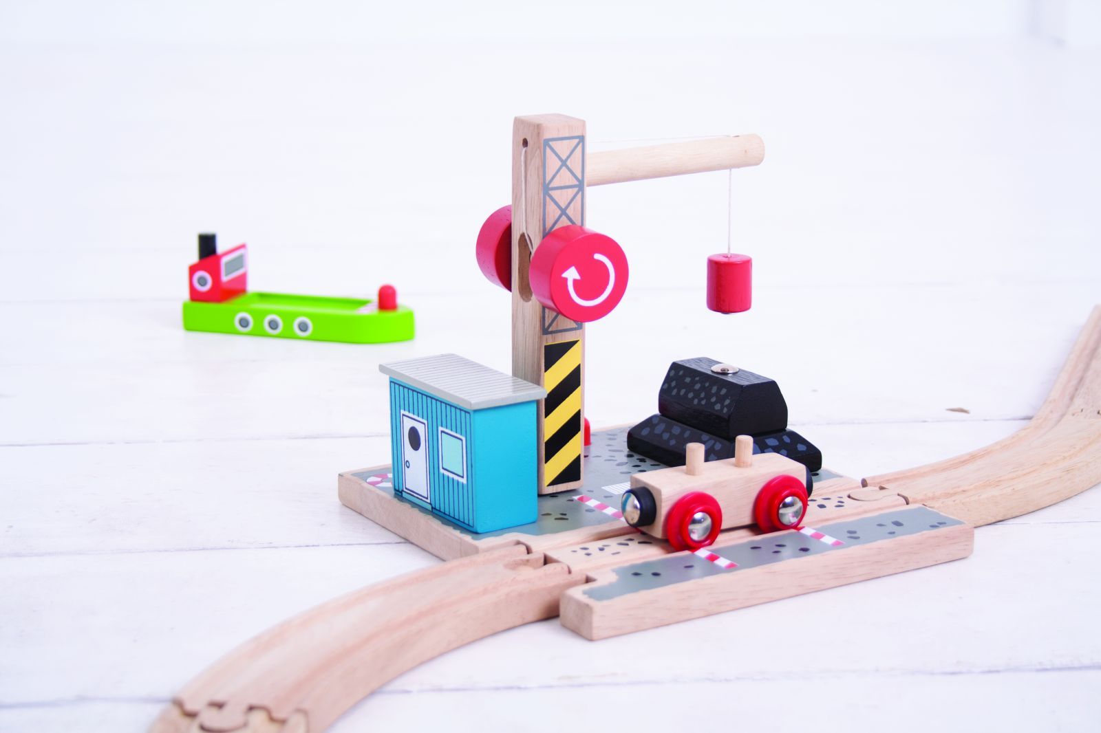 Bigjigs Rail Uhelný dok s jeřábem - obrázek 9