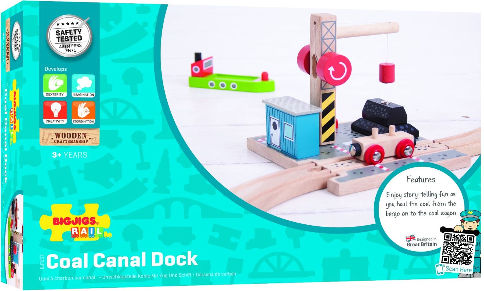 Bigjigs Rail Uhelný dok s jeřábem - obrázek 14