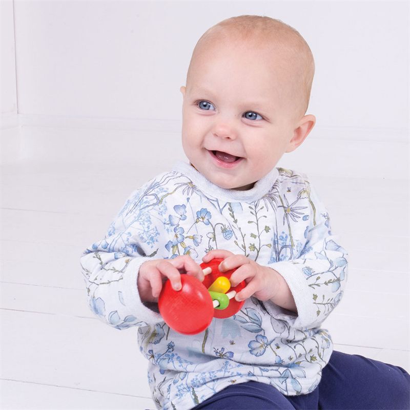 Bigjigs Baby Chrastítko duhový válec 1ks - obrázek 2