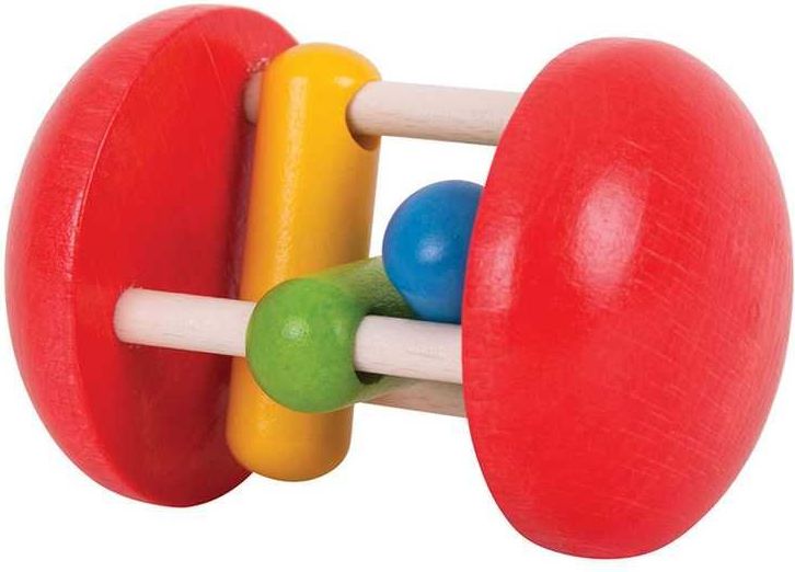 Bigjigs Baby Chrastítko duhový válec 1ks - obrázek 4