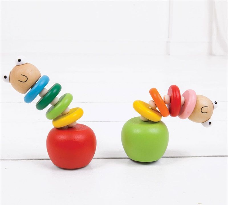 Bigjigs Toys Barevný červík s jablíčkem - obrázek 2