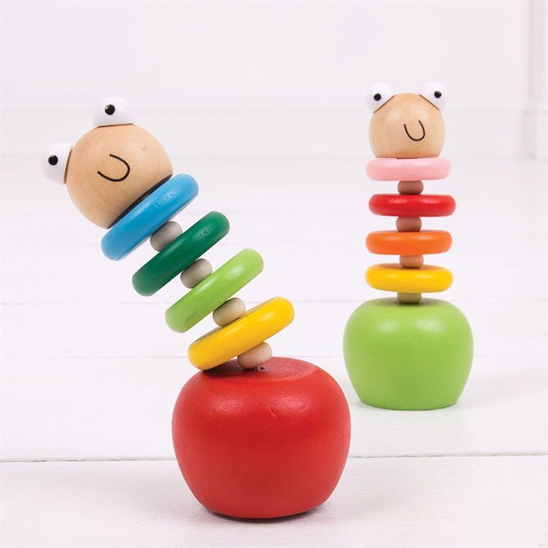 Bigjigs Toys Barevný červík s jablíčkem - obrázek 7