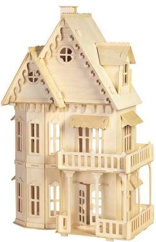 Woodcraft construction kit Woodcraft Dřevěné 3D puzzle Gotický dům - obrázek 2