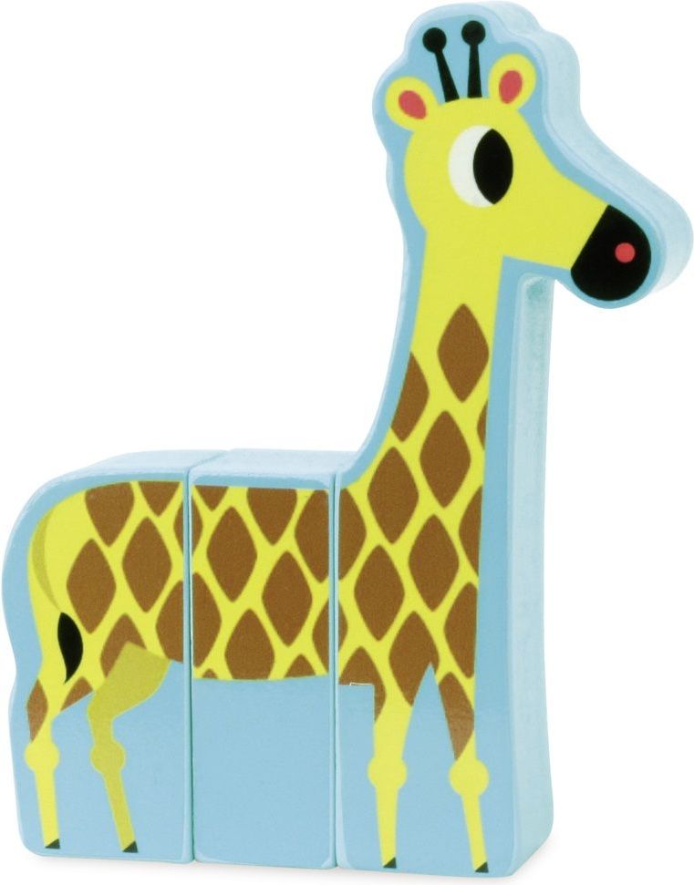 Vilac Dřevěné puzzle Veselé safari - obrázek 6