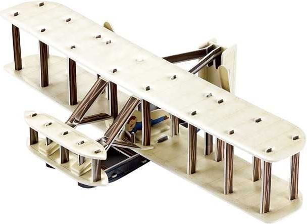 Small foot by Legler Small Foot Třívrstvé pěnové 3D puzzle dvouplošník - obrázek 1
