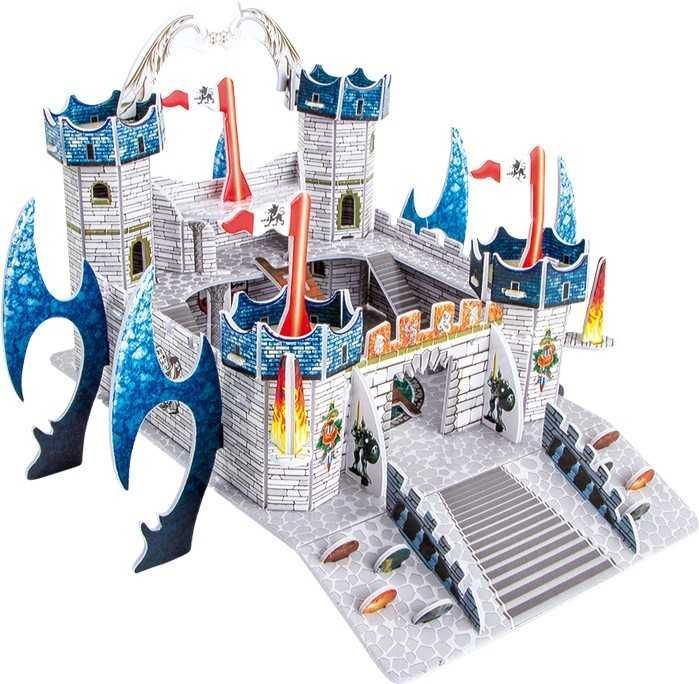 Small foot by Legler Small Foot Třívrstvé pěnové 3D puzzle dračí hrad - obrázek 1