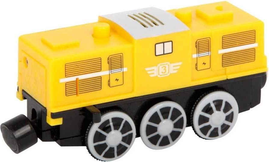 Small foot by Legler Small Foot Vláček k vláčkodráze elektrická lokomotiva žlutá - obrázek 2