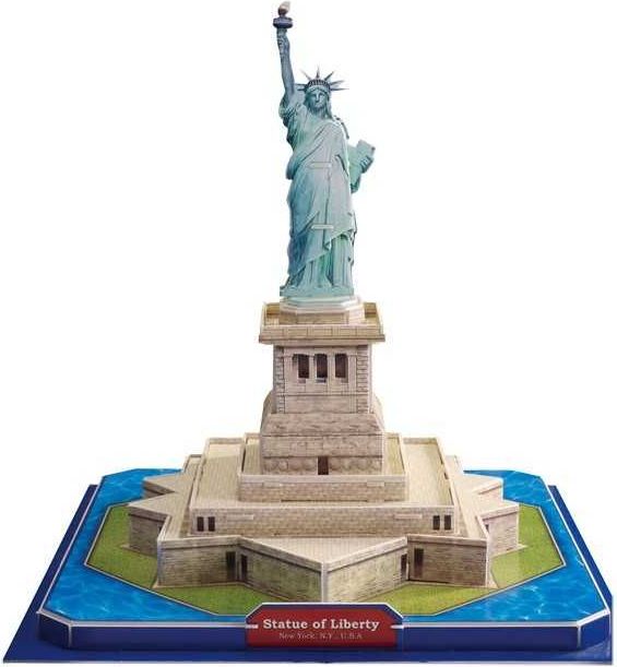 Legler Small Foot Třívrstvé pěnové 3D puzzle socha svobody - obrázek 3