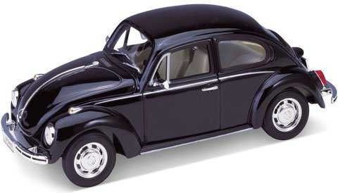 Welly - Volkswagen Beetle Hard top model 1:24 černý - obrázek 2