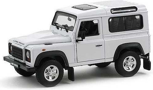 Welly - Land Rover Defender 1:24 bílý - obrázek 1