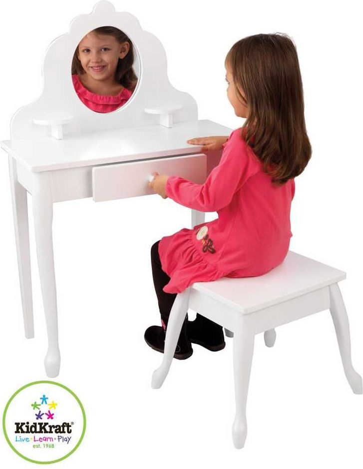 Kidkraft KidKraft Střední kosmetický stoleček s židličkou - obrázek 7
