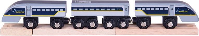 Bigjigs Rail Rychlík Eurostar E320 + 3 koleje - obrázek 1