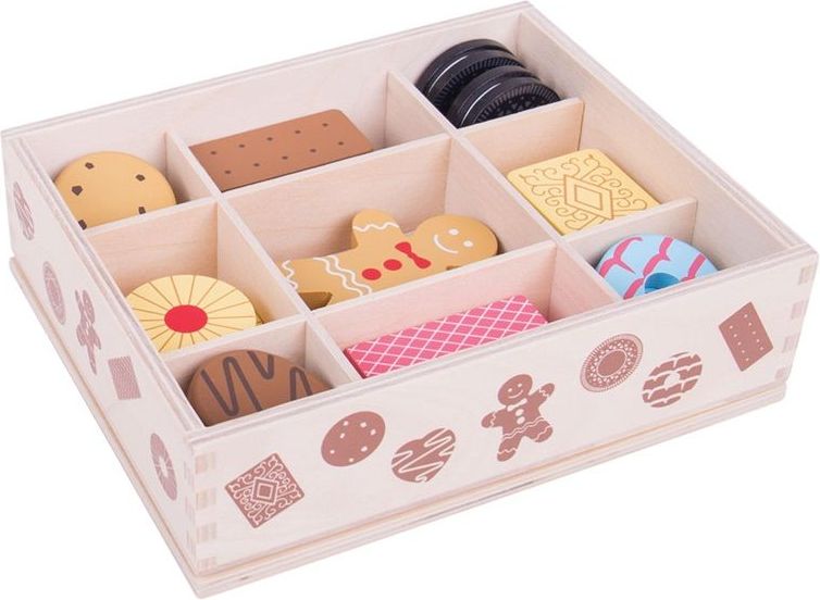 Dekorace prodejny - Box s dřevěnými sušenkami (Bigjigs) - obrázek 2