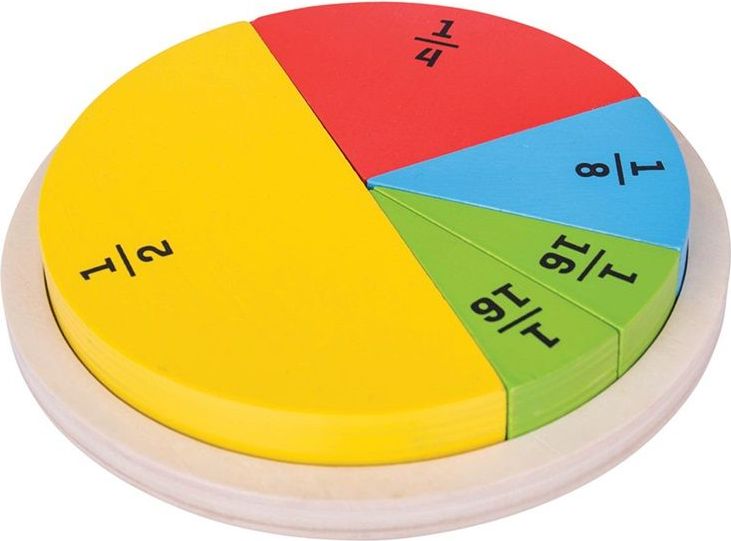 Bigjigs Toys Dževěné první zlomky - obrázek 4