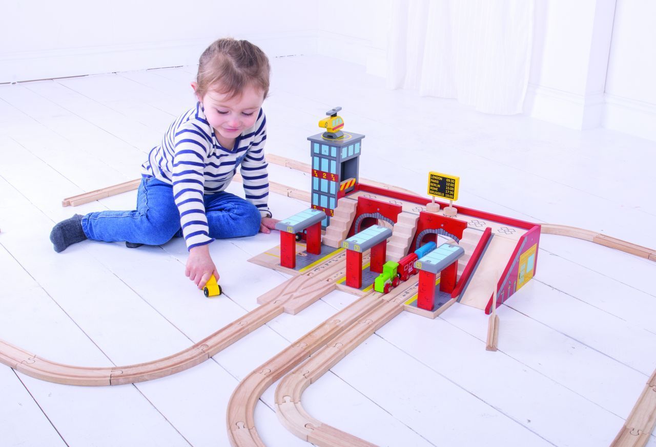 Bigjigs Rail Nádraží Grand central station - obrázek 3