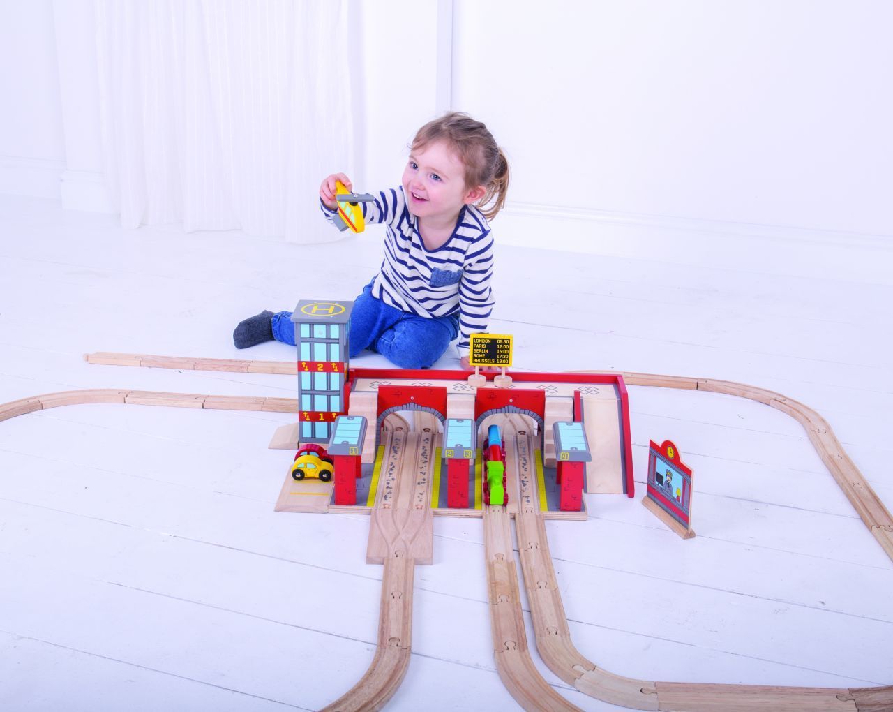 Bigjigs Rail Nádraží Grand central station - obrázek 4