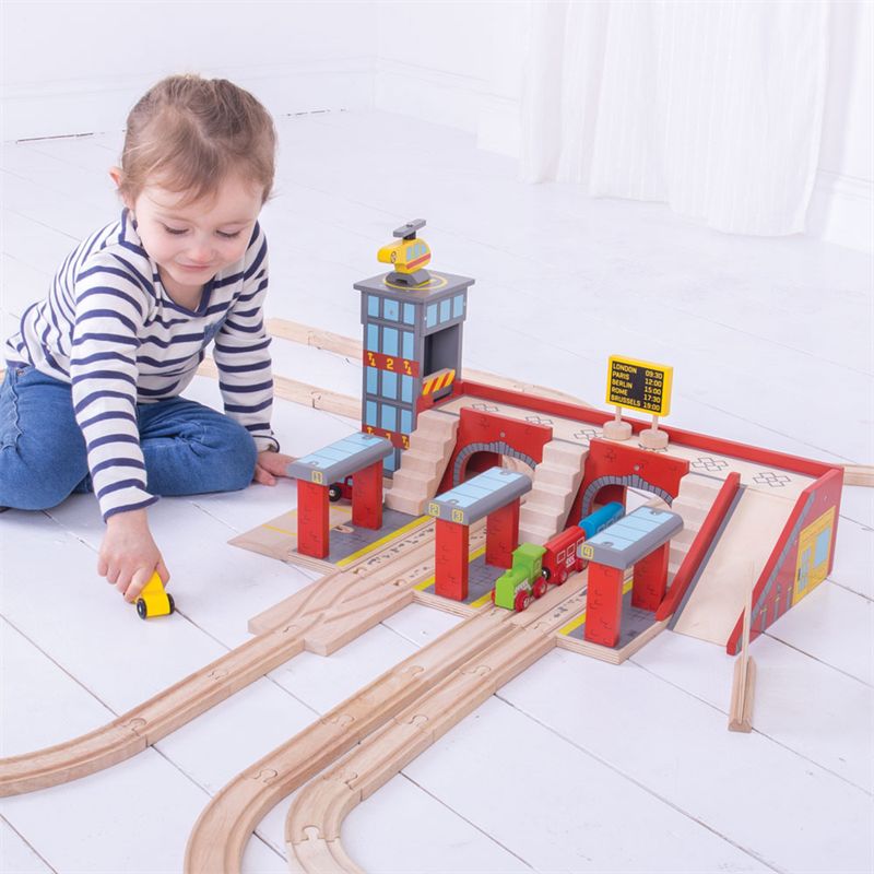 Bigjigs Rail Nádraží Grand central station - obrázek 11