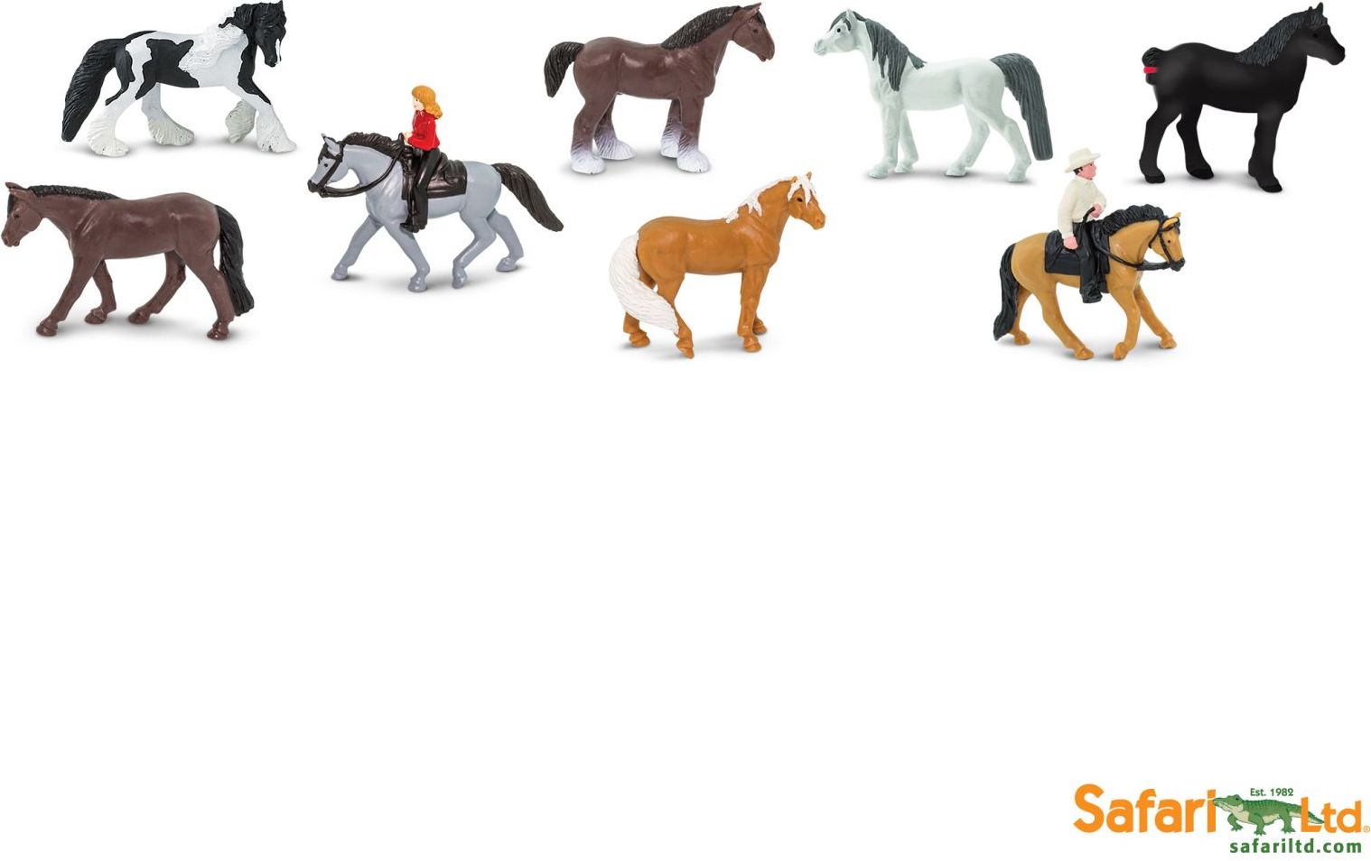 Safari Ltd - Tuba - Koně a jejich jezdci - obrázek 1