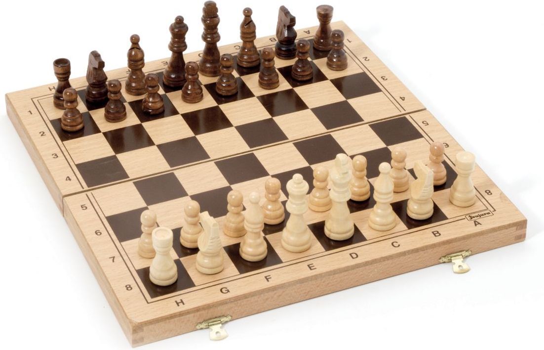 Jeujura Šachy v dřevěném skládacím boxu - obrázek 1