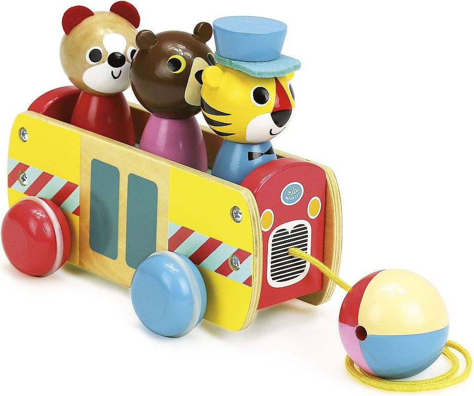 Vilac Tahací autobus se zvířátky - obrázek 6