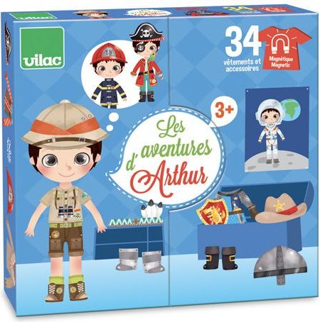 Vilac Magnetické oblékací puzzle Arthurova dobrodružství - obrázek 12