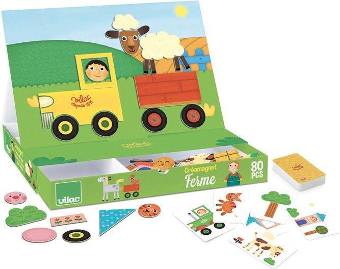 Vilac Kreativní hra s magnety Farma - obrázek 2