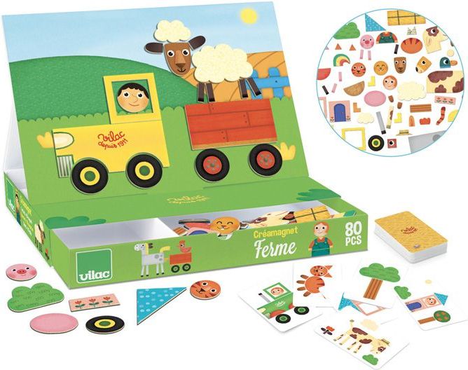 Vilac Kreativní hra s magnety Farma - obrázek 5