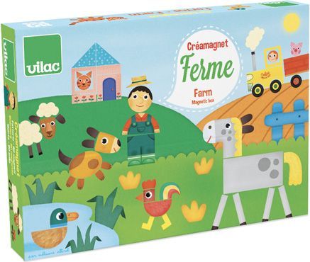 Vilac Kreativní hra s magnety Farma - obrázek 6
