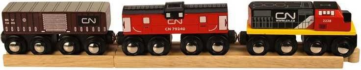 Bigjigs Rail CN nákladní vlak + koleje poškozený obal - obrázek 1
