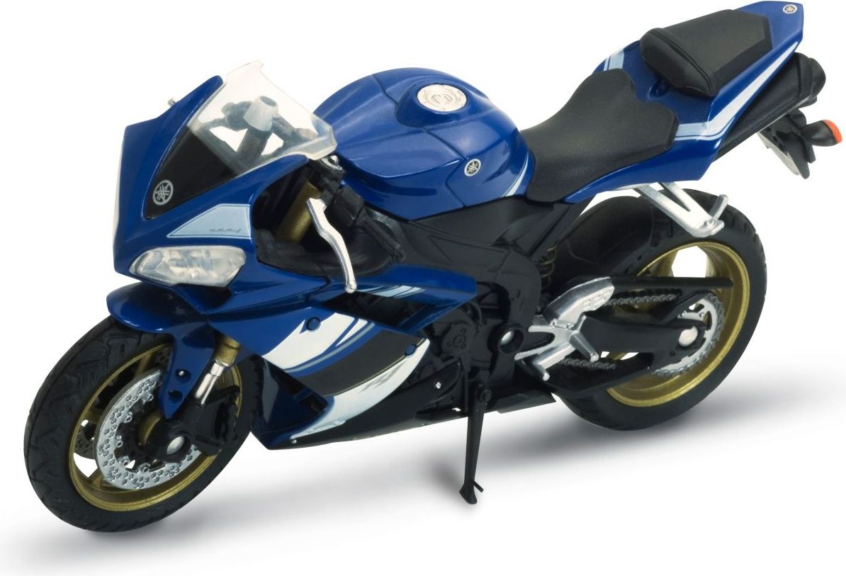 Welly Motocykl Yamaha YZF-R1 1:18 modrá - obrázek 3
