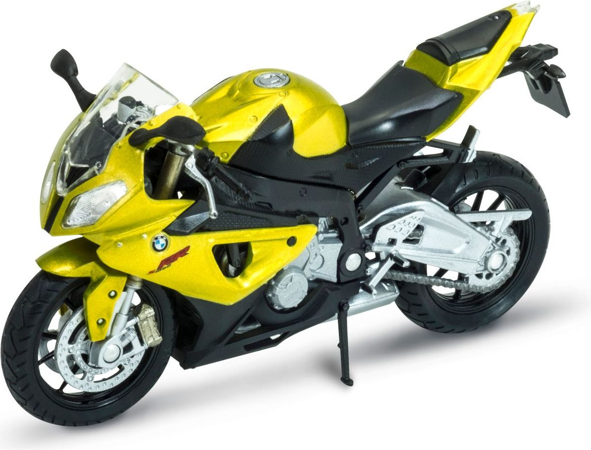 Welly Motocykl BMW S1000RR 1:18 zlatý - obrázek 4